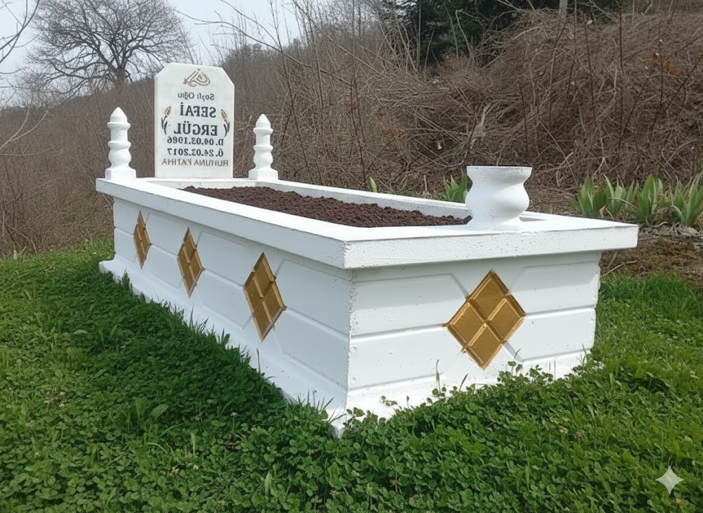 YALDIZ RENKLİ MEVLANA MOZAİK MEZAR